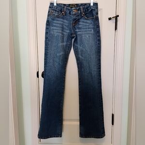 Seven7 Women's Classic Indigo Boot Cut Jeans Sz 25